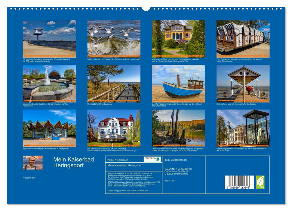 Mein Kaiserbad Heringsdorf (CALVENDO Premium Wandkalender 2027)