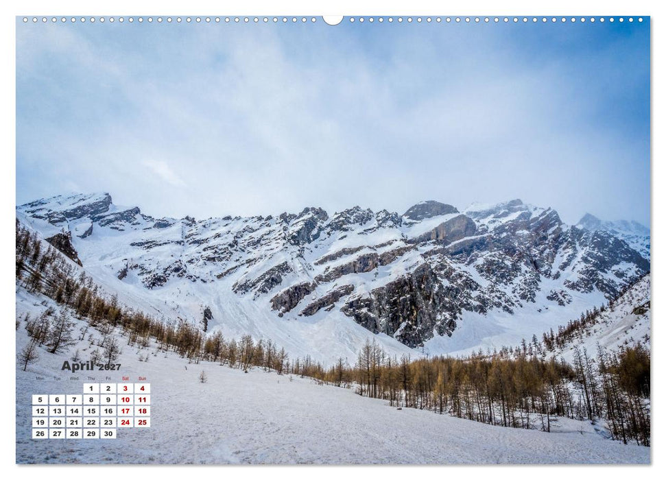 The French Alps, on the trail of the marmot (CALVENDO Premium-Calendar 2027)
