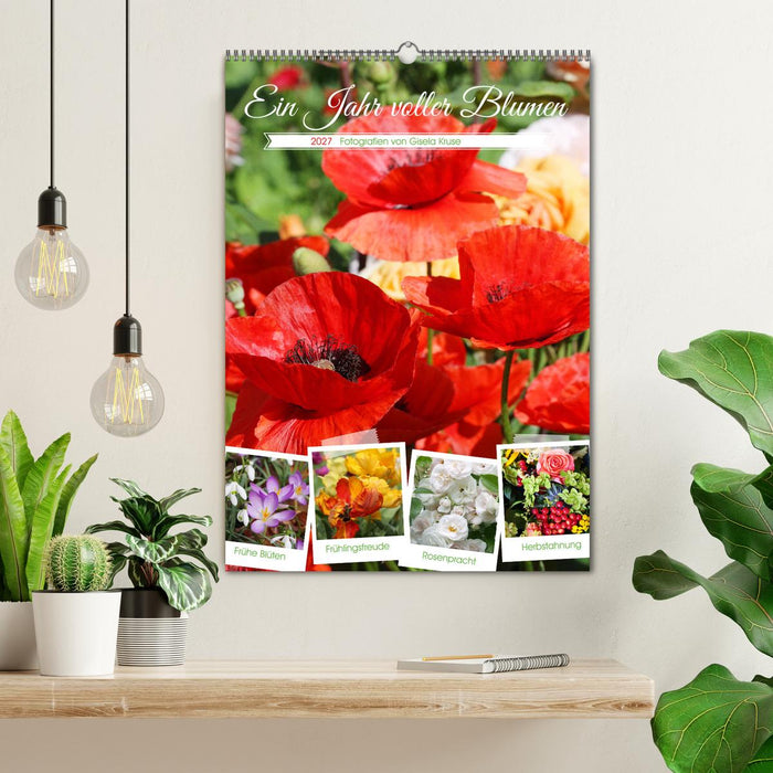 Ein Jahr voller Blumen (CALVENDO Wandkalender 2027)