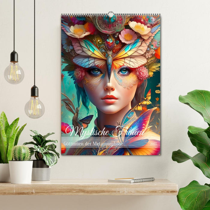 Mystische Frauen - Göttinnen der Metamorphose (CALVENDO Wandkalender 2027)