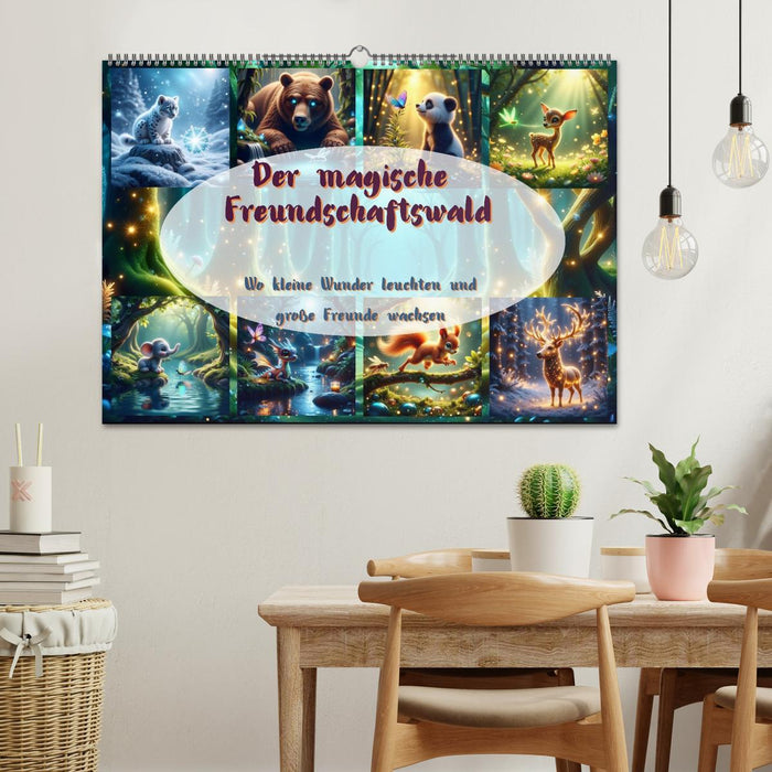 Der magische Freundschaftswald (CALVENDO Wandkalender 2027)