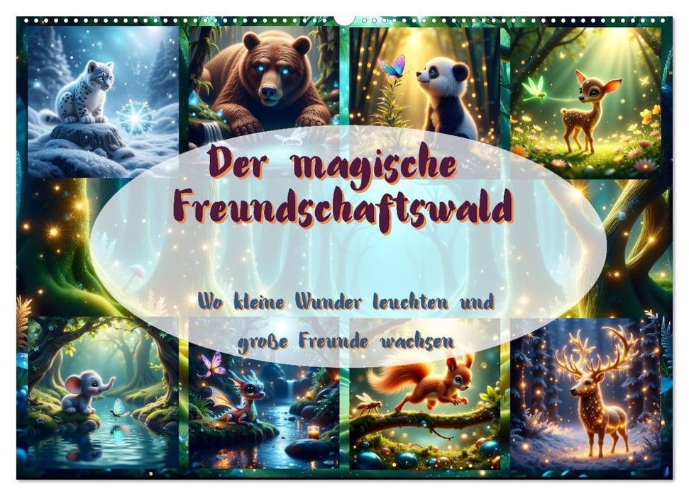 Der magische Freundschaftswald (CALVENDO Wandkalender 2027)