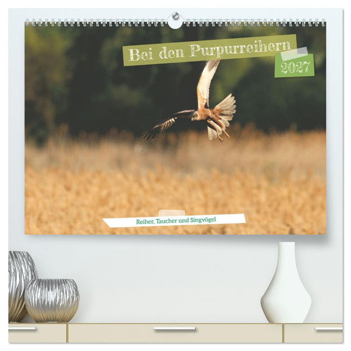 Bei den Purpurreihern (CALVENDO Premium Wandkalender 2027)