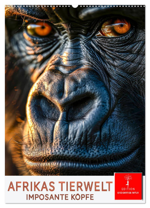 Afrikas Tierwelt - imposante Köpfe (CALVENDO Wandkalender 2027)