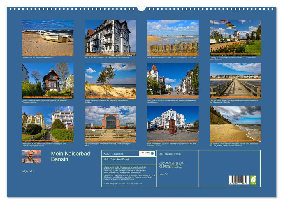 Mein Kaiserbad Bansin (CALVENDO Wandkalender 2027)