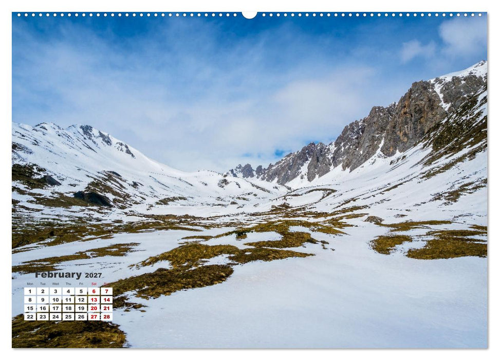 The French Alps, on the trail of the marmot (CALVENDO Monthly Calendar 2027)