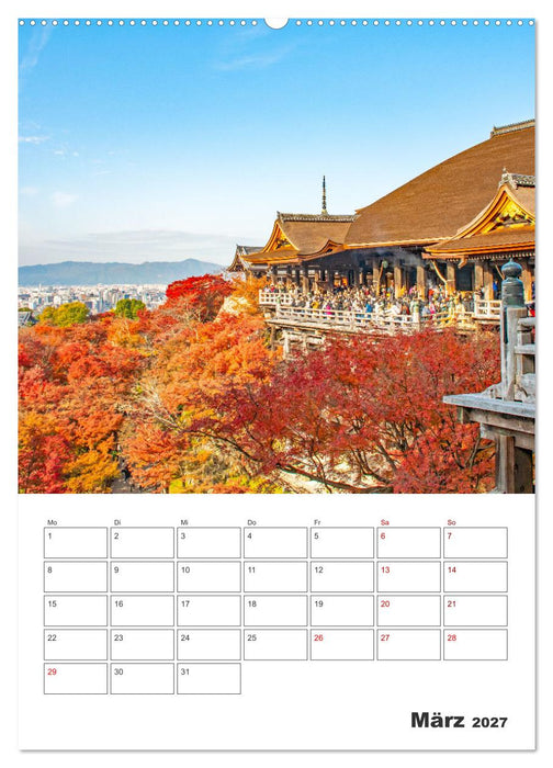 Schreine und Tempel - Heiligtümern in Japan (CALVENDO Wandkalender 2027)