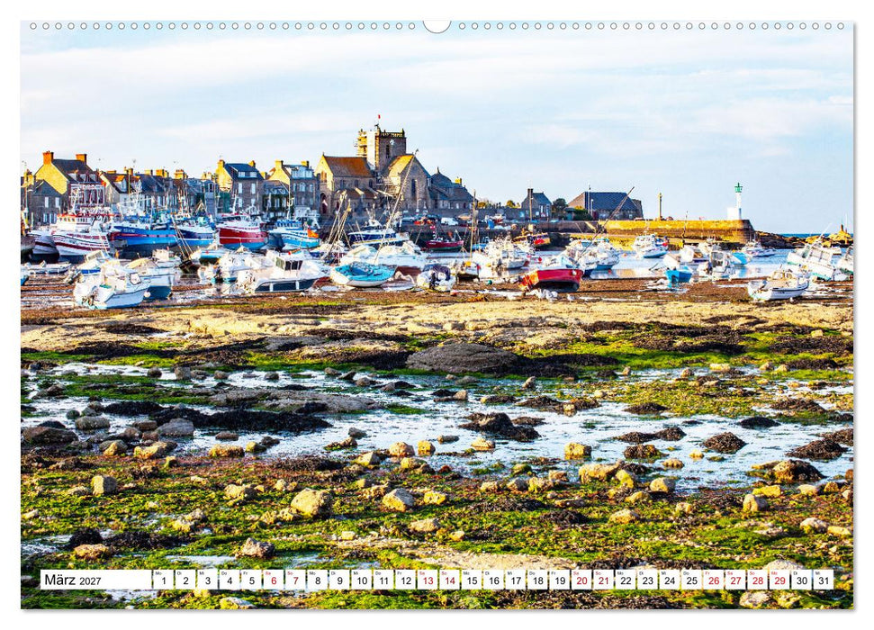 Normandie Die Farben der Ebbe (CALVENDO Wandkalender 2027)