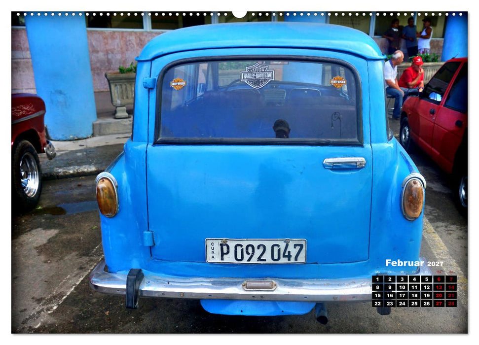 Opel Hits - Deutsche Oldtimer in Kuba (CALVENDO Wandkalender 2027)