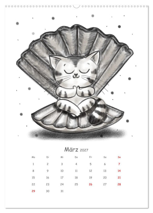 LEOPOLD DER DRITTE - Ein unglaublich liebenswerter Kater (CALVENDO Wandkalender 2027)