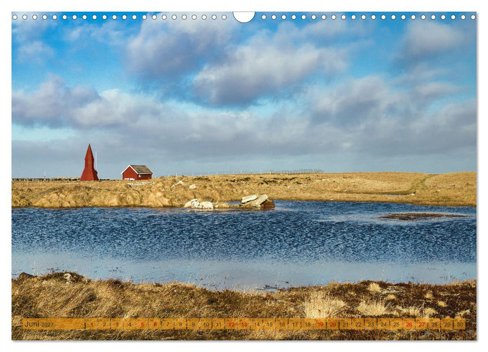 Røstlandet am Ende von Raum und Zeit (CALVENDO Wandkalender 2027)