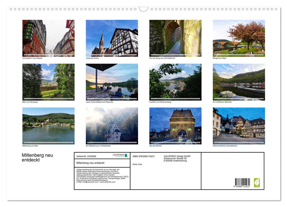 Miltenberg neu entdeckt (CALVENDO Wandkalender 2027)