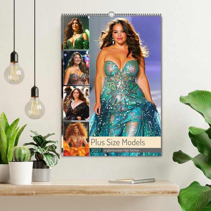 Plus Size Models in glamouröser High Fashion (CALVENDO Wandkalender 2027)