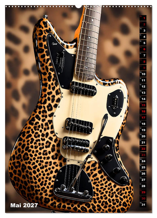 Traumhafte Gitarren (CALVENDO Wandkalender 2027)