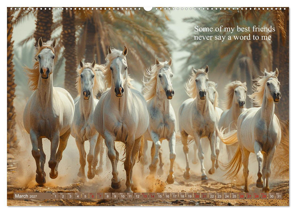 A Horse Makes You Complete (CALVENDO Premium-Calendar 2027)