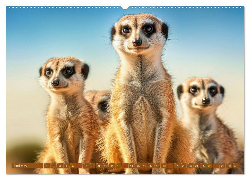Tierkinder Afrikas - Entdecke ihre zauberhafte Welt (CALVENDO Premium Wandkalender 2027)