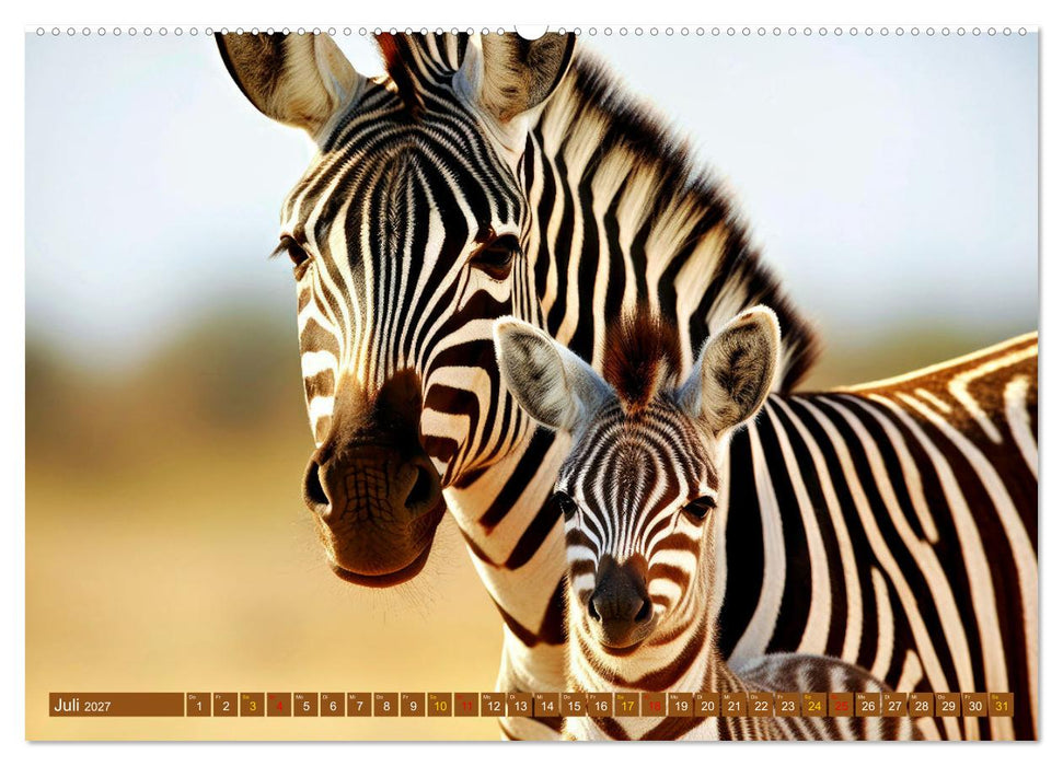 Tierkinder Afrikas - Entdecke ihre zauberhafte Welt (CALVENDO Premium Wandkalender 2027)