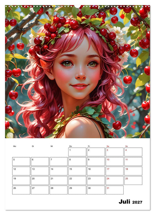 Fruchtiger Elfenzauber (CALVENDO Premium Wandkalender 2027)
