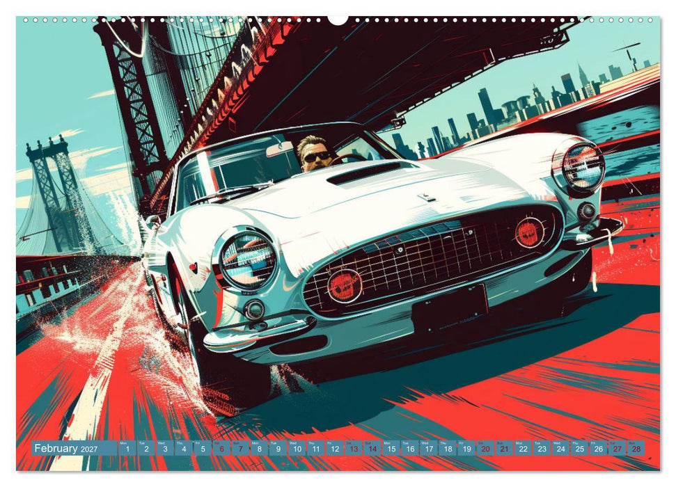 Adrenaline on the Road (CALVENDO Monthly Calendar 2027)
