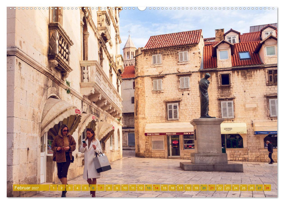 Split - Zauberhafte Perle an der Adriaküste Kroatiens (CALVENDO Premium Wandkalender 2027)
