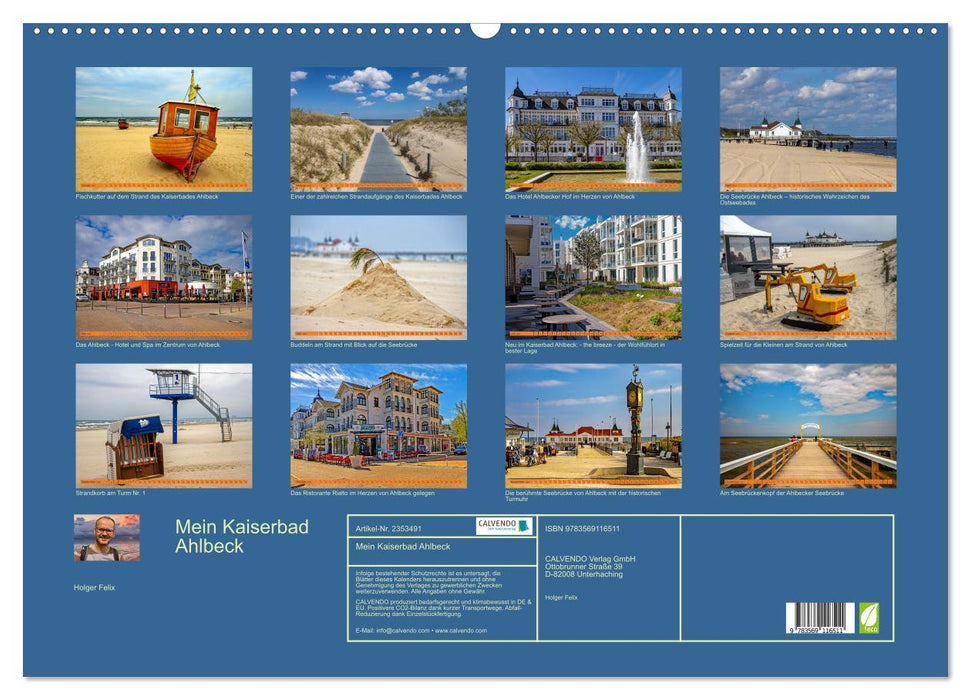 Mein Kaiserbad Ahlbeck (CALVENDO Wandkalender 2027)