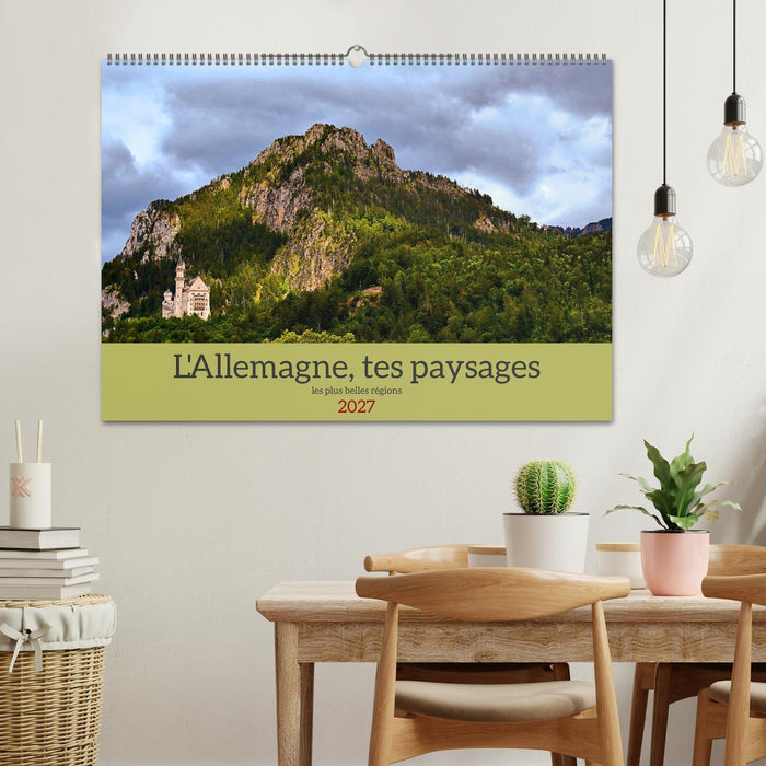 L'Allemagne, tes paysages (CALVENDO Calendrier mensuel 2027)