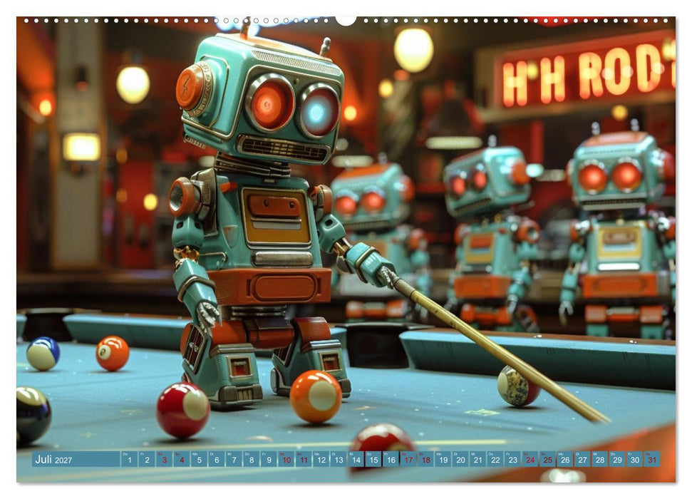 Neues aus dem Roboter Sport Club (CALVENDO Premium Wandkalender 2027)