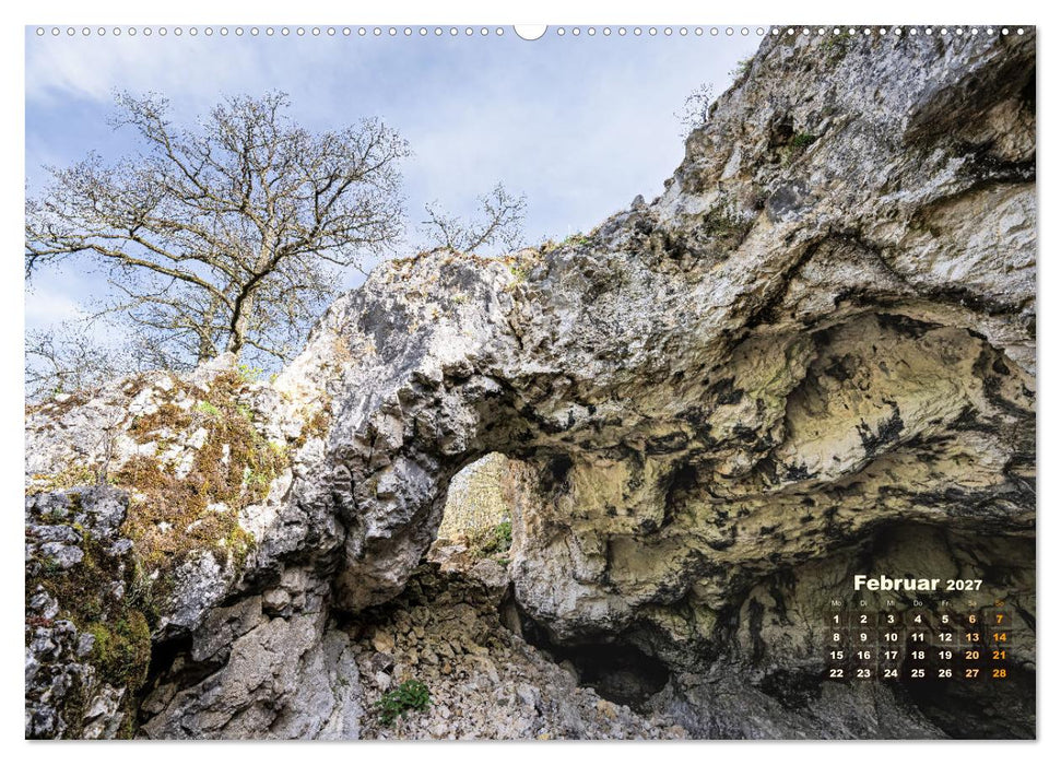 Faszinierende Höhlen auf der Schwäbischen Alb (CALVENDO Wandkalender 2027)