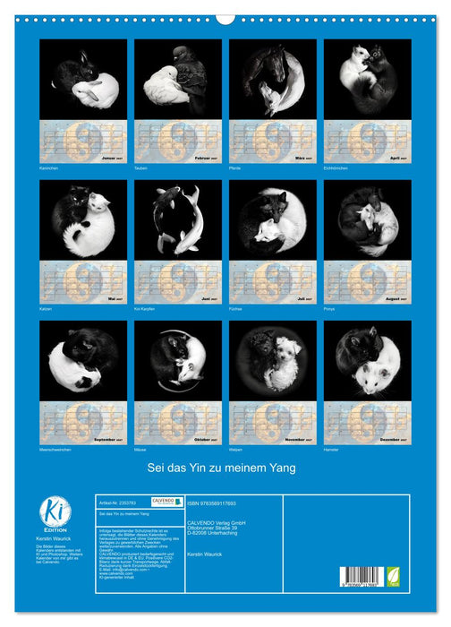Sei das Yin zu meinem Yang (CALVENDO Wandkalender 2027)