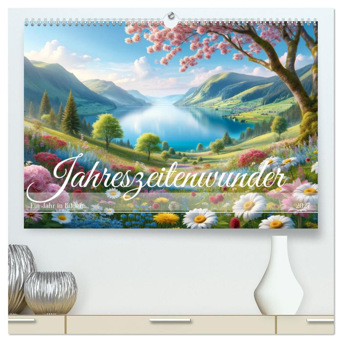 Jahreszeitenwunder: Ein Jahr in Bildern (CALVENDO Premium Wandkalender 2027)