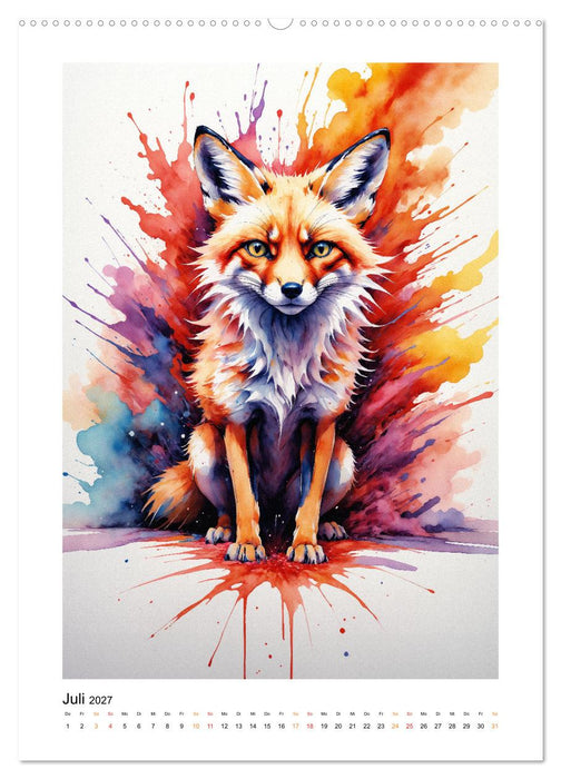 Fantastische Tierwelt: Farbenspiel und Eleganz (CALVENDO Premium Wandkalender 2027)