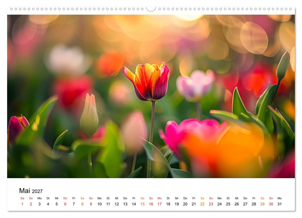 Tulpen - ein Farbenmeer (CALVENDO Premium Wandkalender 2027)