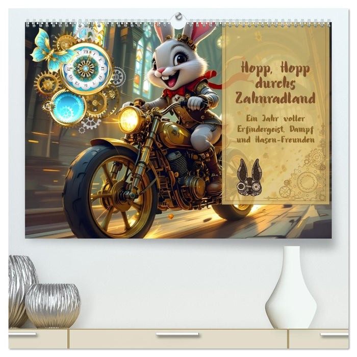 Hopp, Hopp durchs Zahnradland (CALVENDO Premium Wandkalender 2027)
