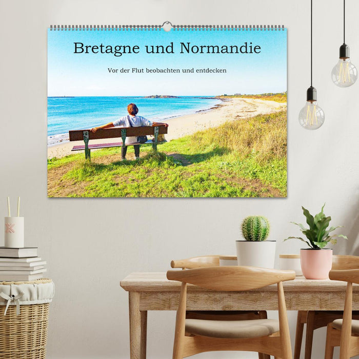 Bretagne und Normandie - Vor der Flut beobachten und entdecken (CALVENDO Wandkalender 2027)
