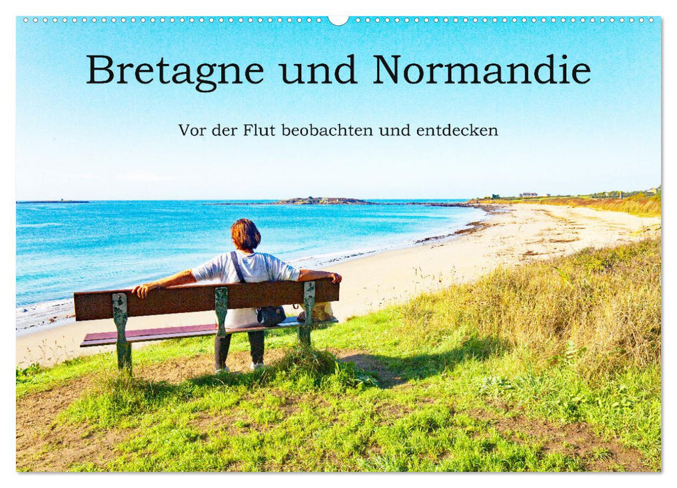 Bretagne und Normandie - Vor der Flut beobachten und entdecken (CALVENDO Wandkalender 2027)