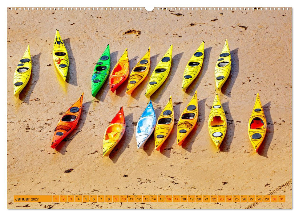 Bretagne und Normandie - Vor der Flut beobachten und entdecken (CALVENDO Wandkalender 2027)