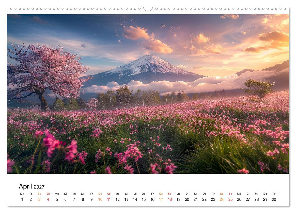 Natur im Jahr (CALVENDO Premium Wandkalender 2027)