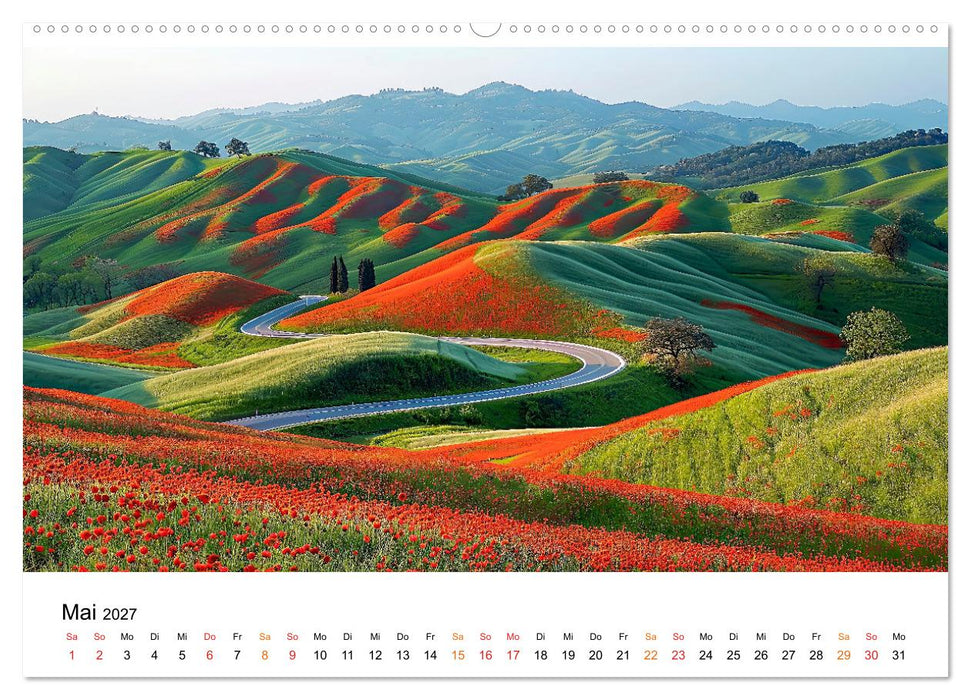 Natur im Jahr (CALVENDO Premium Wandkalender 2027)