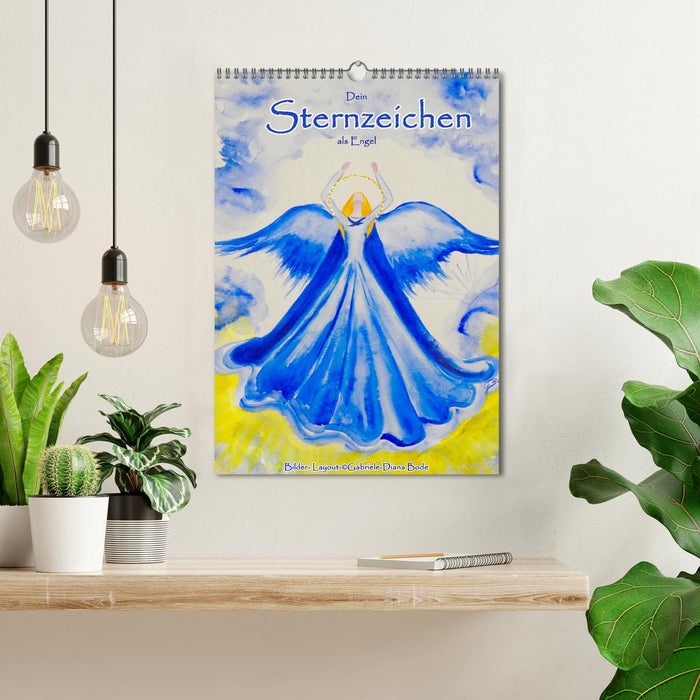 Dein Sternzeichen als Engel (CALVENDO Wandkalender 2027)