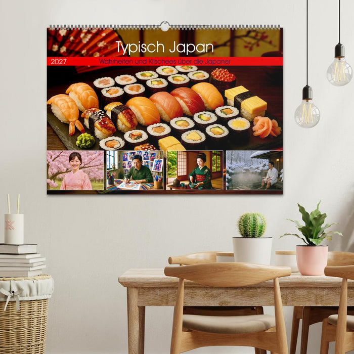 Typisch Japan. Wahrheiten und Klischees über die Japaner (CALVENDO Wandkalender 2027)