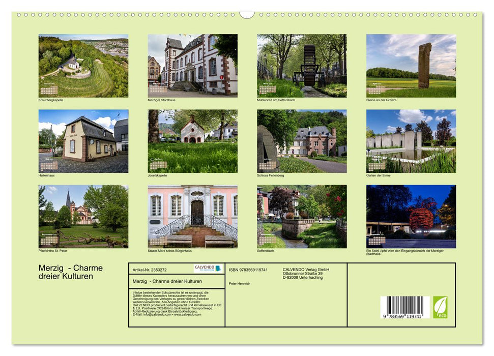 Merzig - Charme dreier Kulturen (CALVENDO Premium Wandkalender 2027)