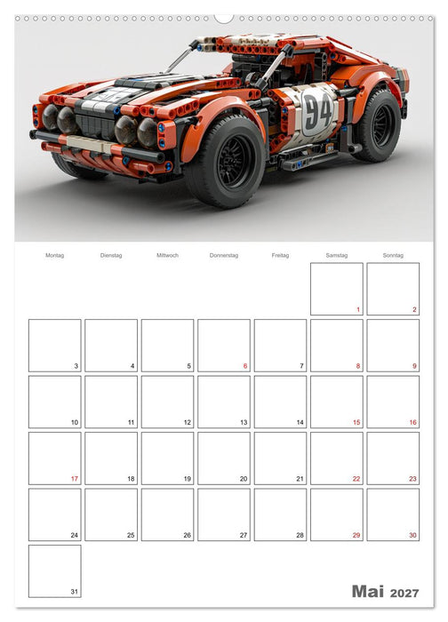 Gesteckte coole Flitzer (CALVENDO Wandkalender 2027)