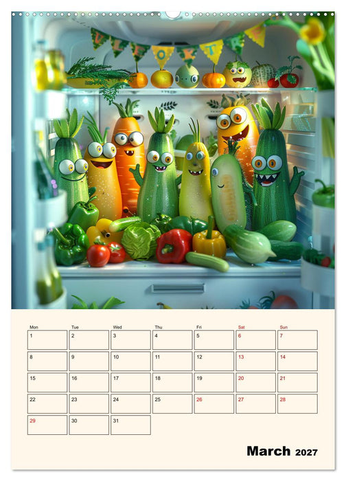 The Light ist still on in the Fridge (CALVENDO Premium-Calendar 2027)