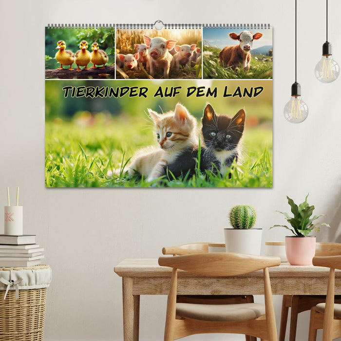 Tierkinder auf dem Land (CALVENDO Wandkalender 2027)