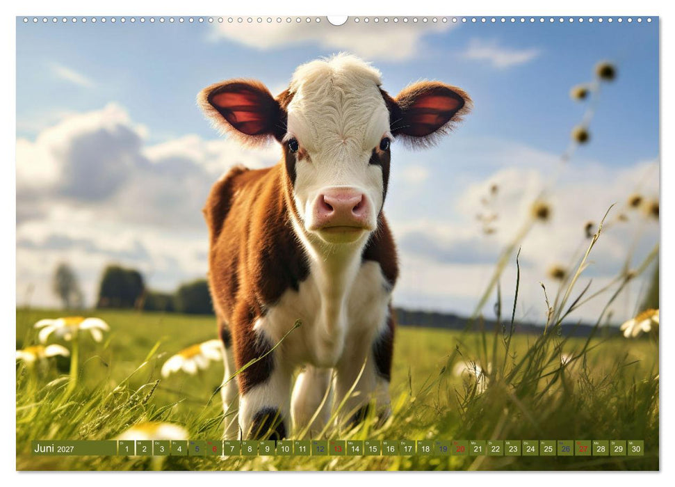 Tierkinder auf dem Land (CALVENDO Wandkalender 2027)