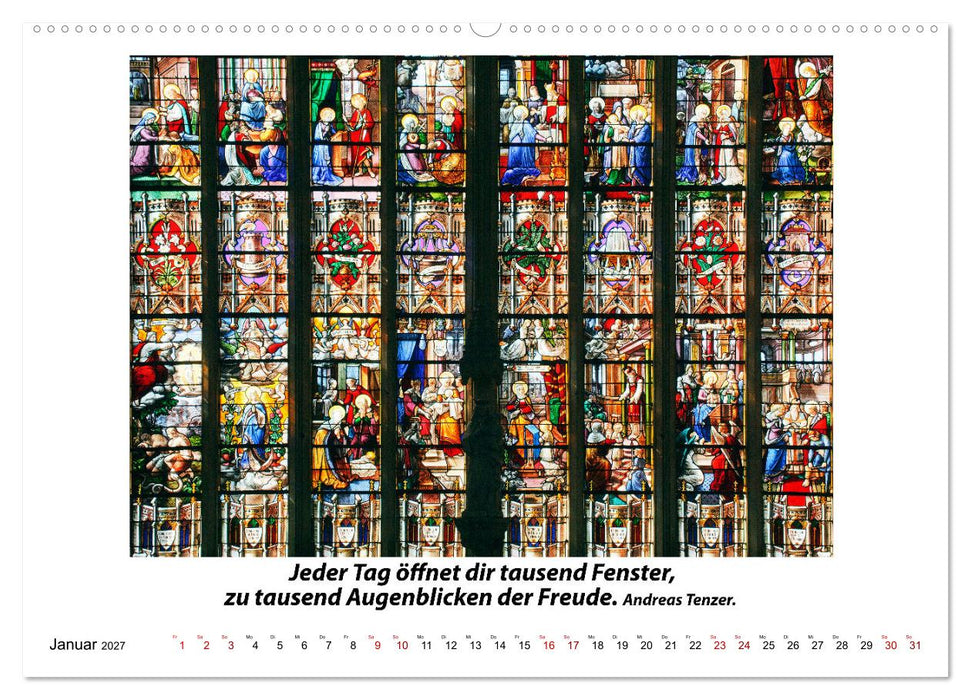 Fenster Gedanken (CALVENDO Premium Wandkalender 2027)