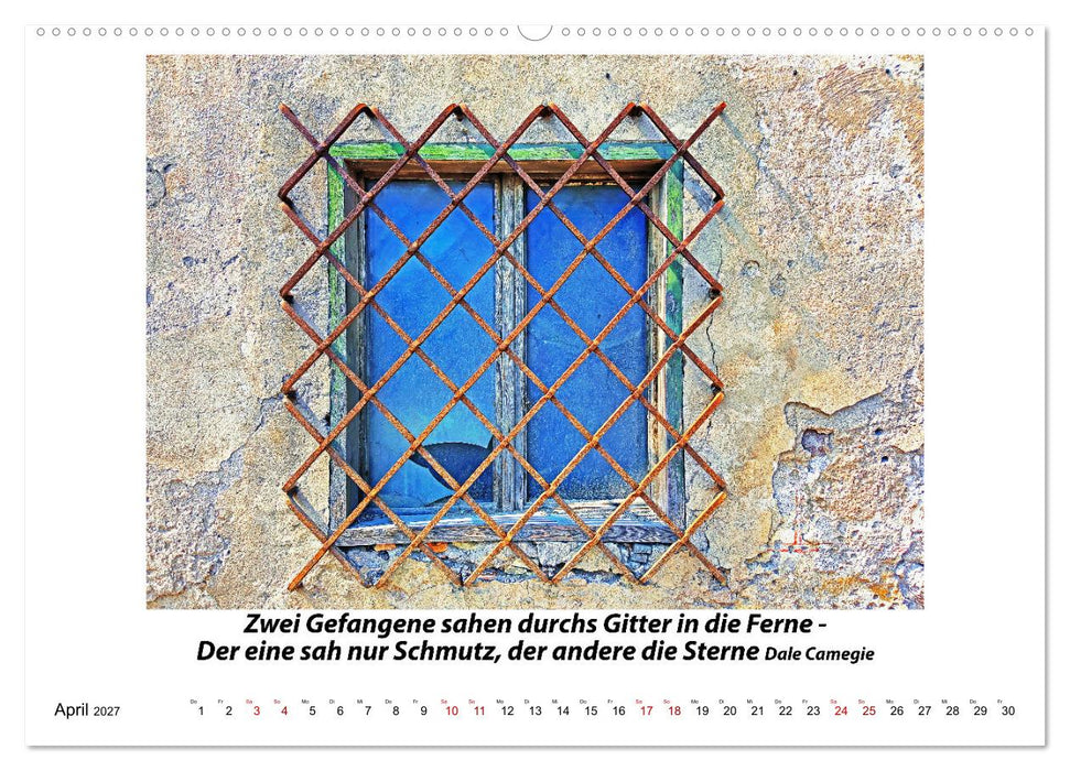 Fenster Gedanken (CALVENDO Premium Wandkalender 2027)