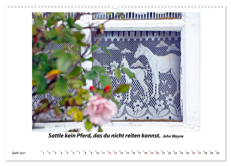 Fenster Gedanken (CALVENDO Premium Wandkalender 2027)