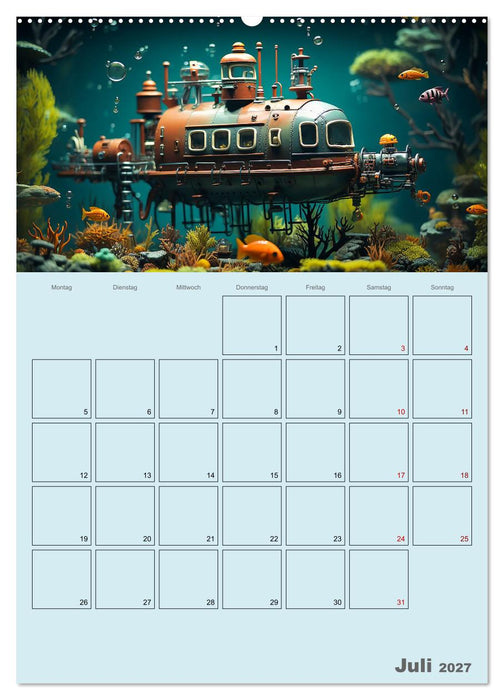 Schiffe, Fische und Piraten (CALVENDO Premium Wandkalender 2027)