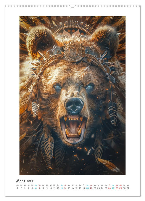 Magische Tiergeister (CALVENDO Wandkalender 2027)